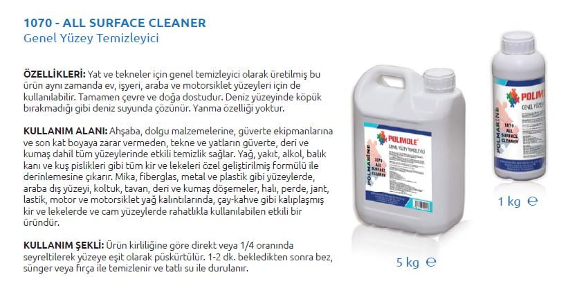 1070 – ALL SURFACE CLEANER