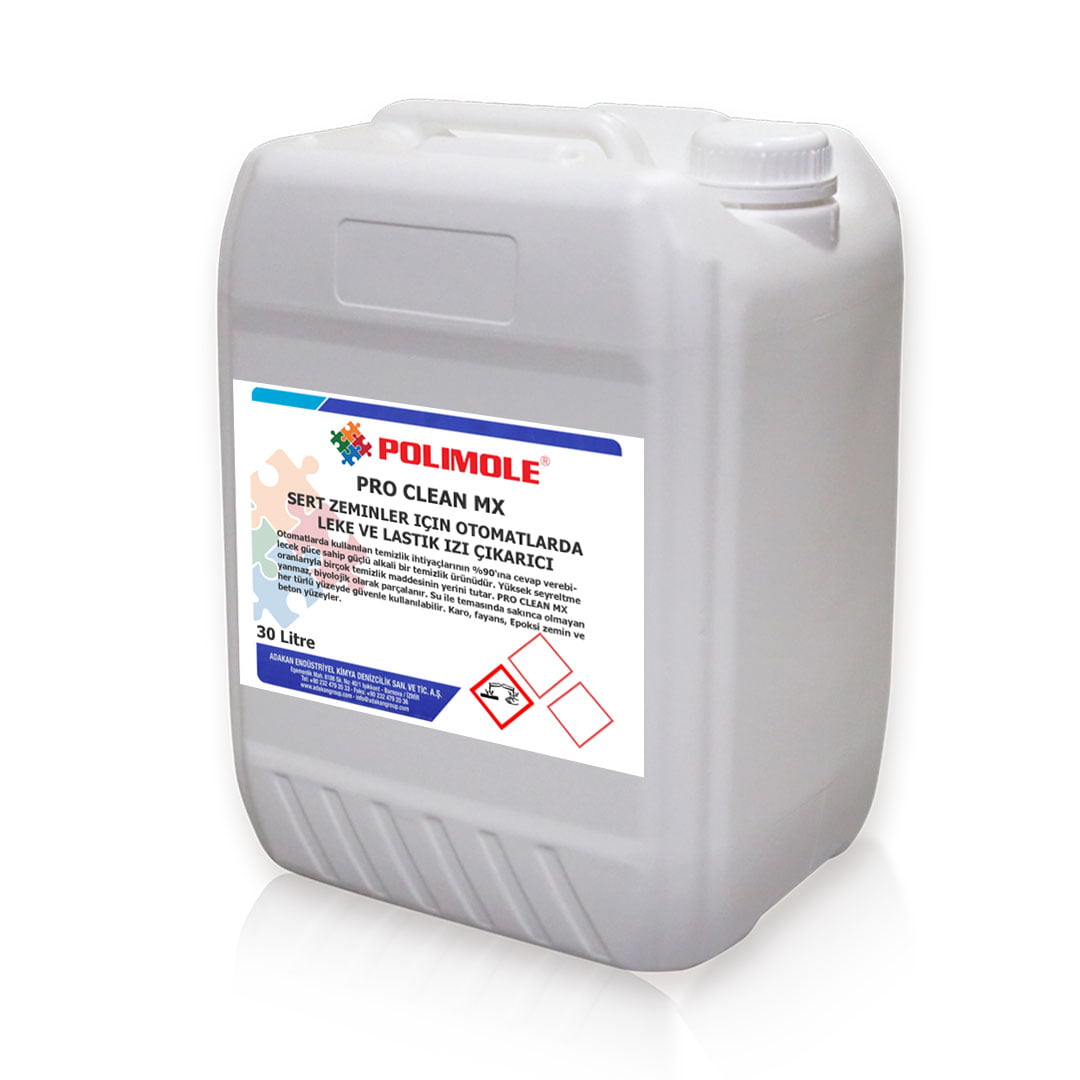 PRO CLEAN MX-Sert zeminler için otomatlarda leke ve lastik izi çıkarıcı