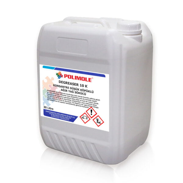 DEGREASER 10 K-Konsantre düşük köpüklü ağır yağ sökücü