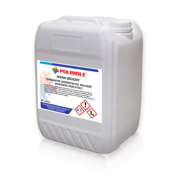 WASH BRIGHT-Konsantre endüstriyel bulaşık makinesi parlatıcı